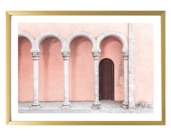 Sintra Portugal Wall Art Yellow Photography Travel Print