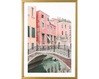 Venice Italy Colorful Wall Art Travel Print Italian Wall Decor