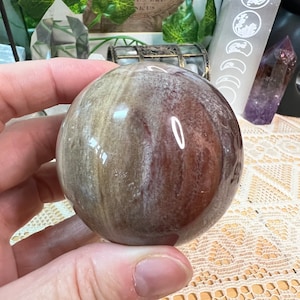 珪化木水晶球 - 研磨珪化木水晶球 - 水晶球 - 水晶装飾 - 水晶コレクション - PW14