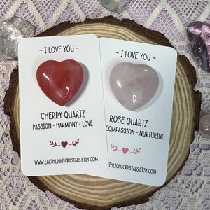 Ich liebe dich Kristallherz Liebes Token - Valentinstag Kristallherz Andenken - Valentinstag Kristallgeschenk für die Liebe