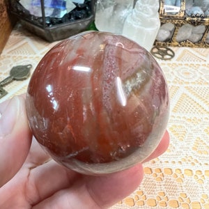 珪化木水晶球 - 研磨珪化木水晶球 - 水晶球 - 水晶装飾 - 水晶コレクション - PW19