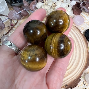 Tigers Eye Polished Crystal Mini Sphere