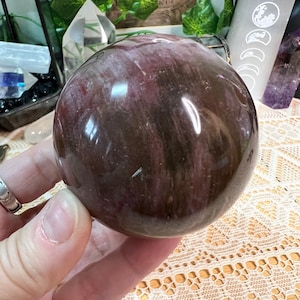 珪化木水晶球 - 研磨珪化木水晶球 - 水晶球 - 水晶装飾 - 水晶コレクション - PW13