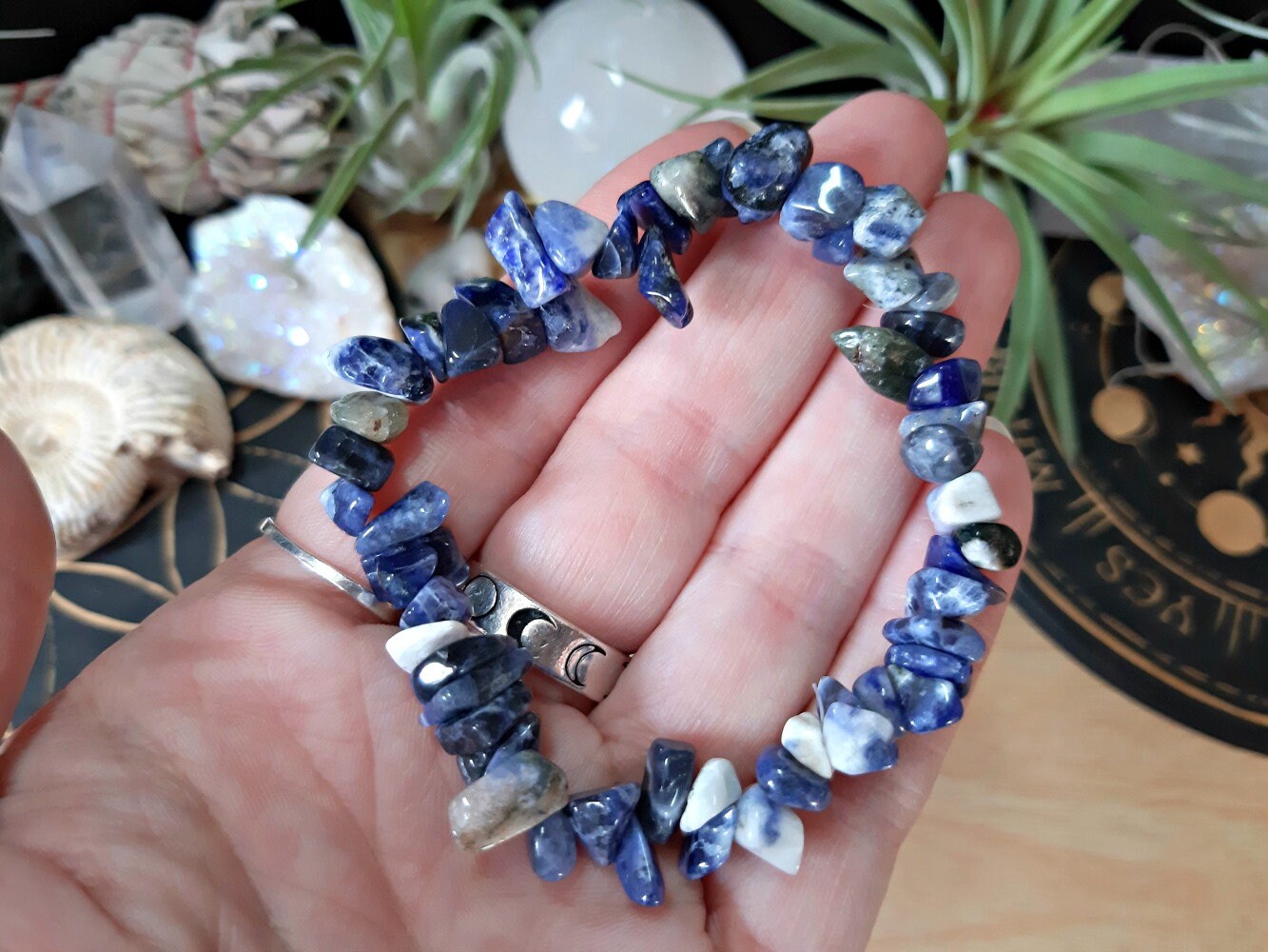 Sodalite 2024 chip bracelet