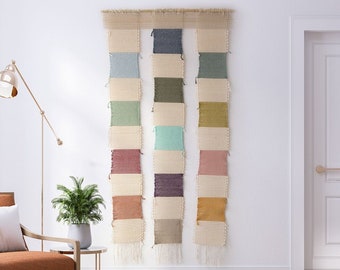 Bieno - Woven Wall Art - Scandinavian Design - Minimalism - Home & Living - Handcrafted - Eco-friendly - Statement Piece - Cotton Rope