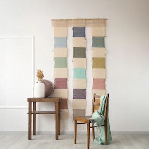 Woven Wall Art - Scandinavian Design - Minimalism - Home Decor Living - Handcrafted - Eco-friendly - Statement Piece - Cotton Rope - Bieno