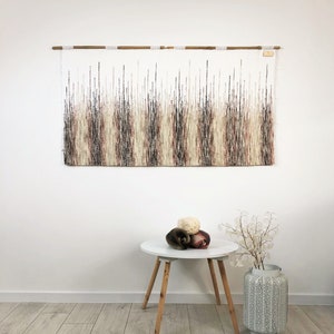 macrame wall hanging, wall tapestry, woven wall hanging, wedding decor, home decor tapestry, boho wall art, macrame headboard, bedroom decor image 1