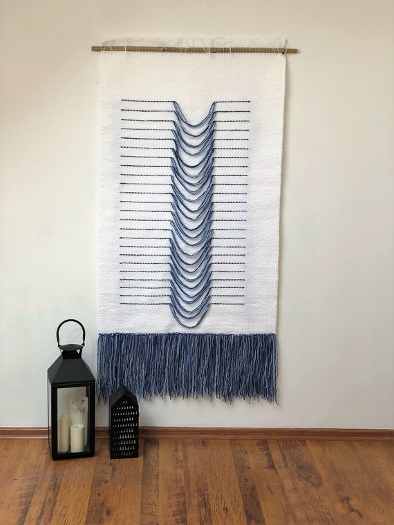 Weaving Wall Hanging Macrame Tissage Mural Tapestry Woven Giant Art Boho