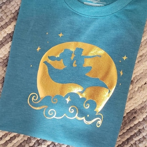 Aladdin and Jasmine magic carpet Ride Tshirt -  Disney World Disneyland Inspired