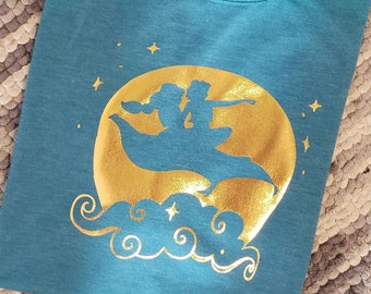 Aladdin and Jasmine magic carpet Ride Tshirt -  Disney World Disneyland Inspired