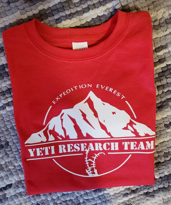 Expedition Everest Yeti Research Team Tshirt - Disney World Animal 