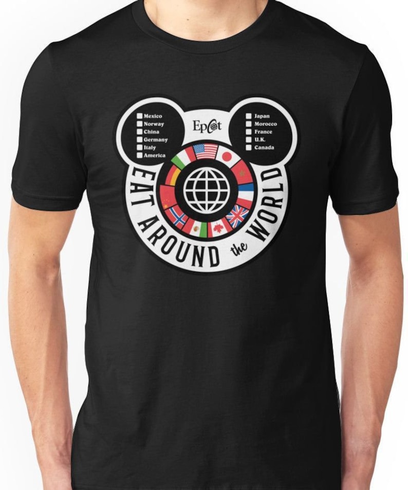Eat Around the World EPCOT World Showcase Disney Inspired - Etsy