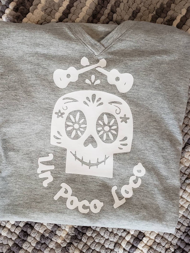 Un Poco Loco a little crazy Tshirt Coco Disney World Disneyland Inspired image 2