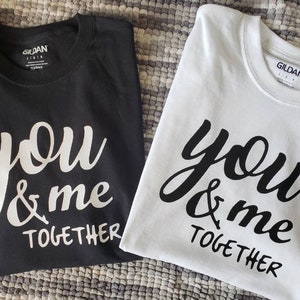 You & Me Together lyric tee - Dave Matthews Band DMB inspired T-shirt