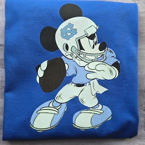 College Football Mickey Mouse Shirt – Team Spirit Tee or Sweatshirt Royal Blue