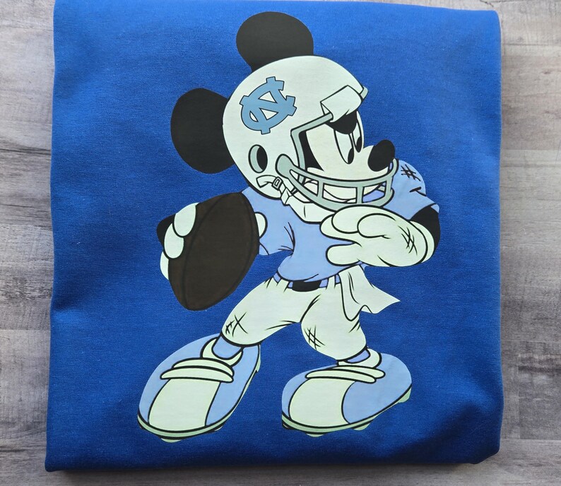 College Football Mickey Mouse Shirt – Team Spirit Tee or Sweatshirt Royal Blue
