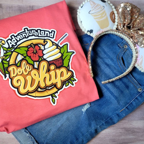 Adventureland Dole Whip Tshirt -  Disney World Disneyland Inspired