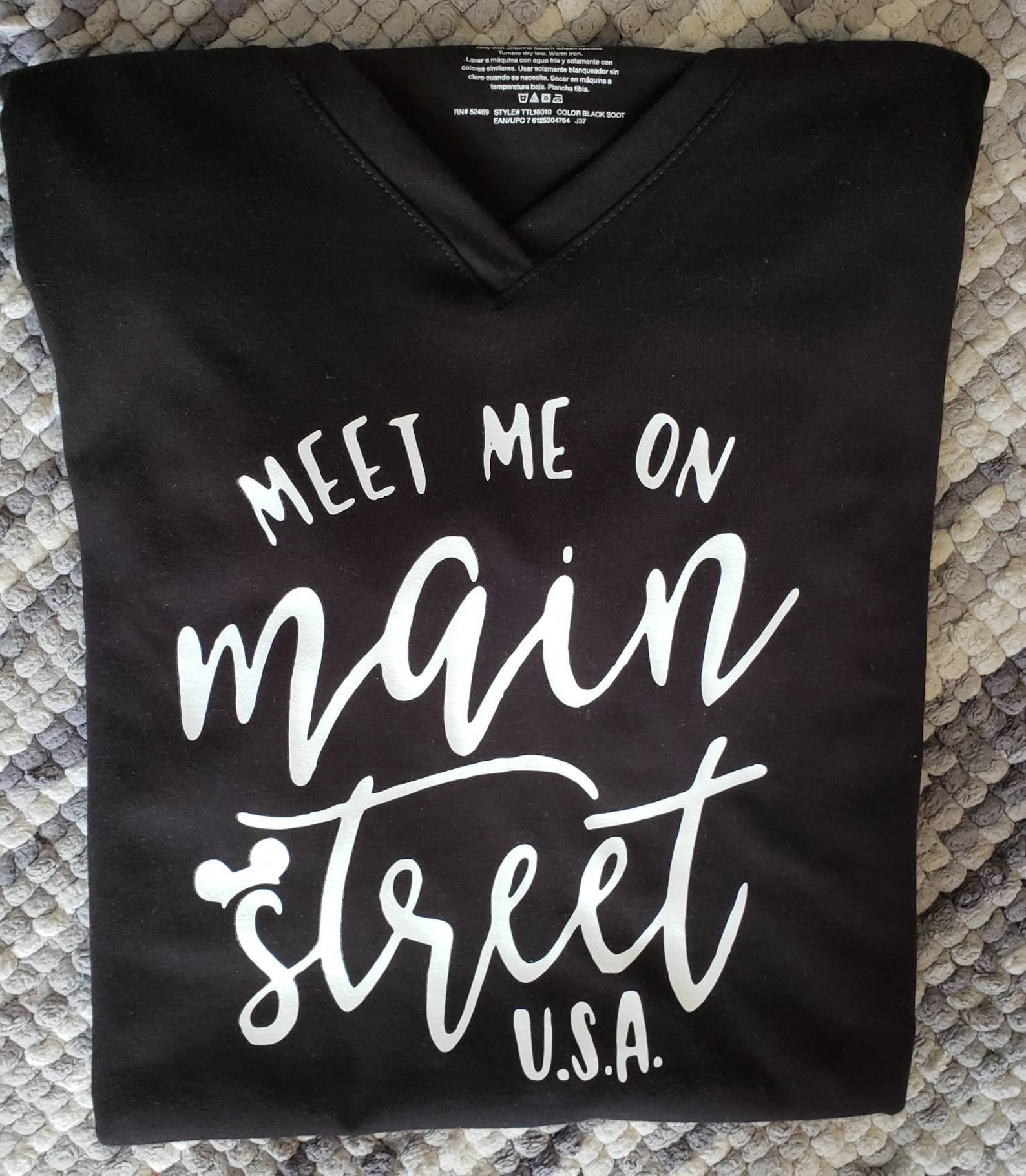Meet me on Main Street U.S.A. Tshirt Disney World Inspired Etsy