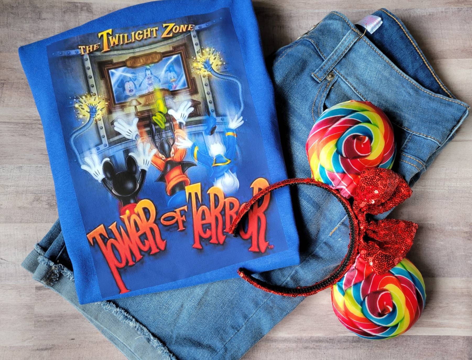 Disney Tower of Terror Tee, Hollywood Studios Inspired - Etsy