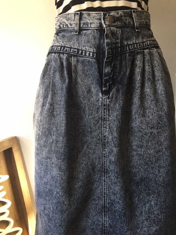Lee Denim Acid Wash Skirt