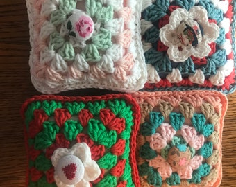 Granny Square Pincushion