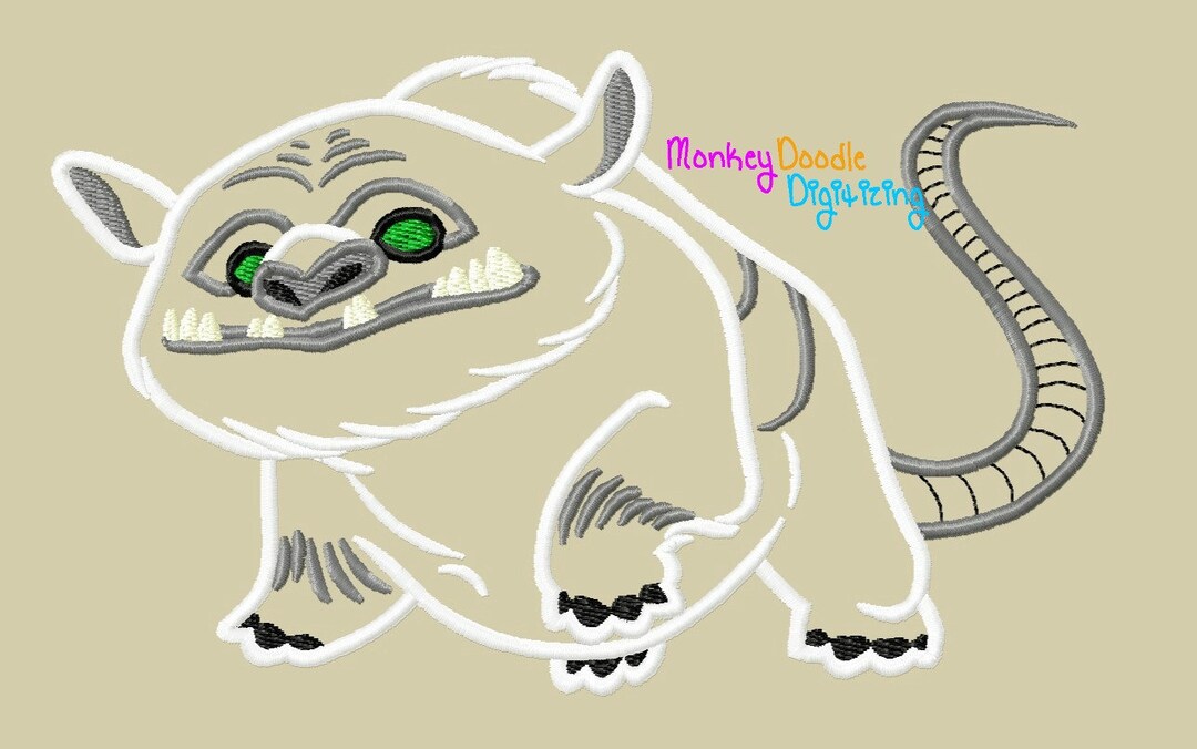 Neverbeast Gruff Tinkerbell Embroidery Machine Applique Instant