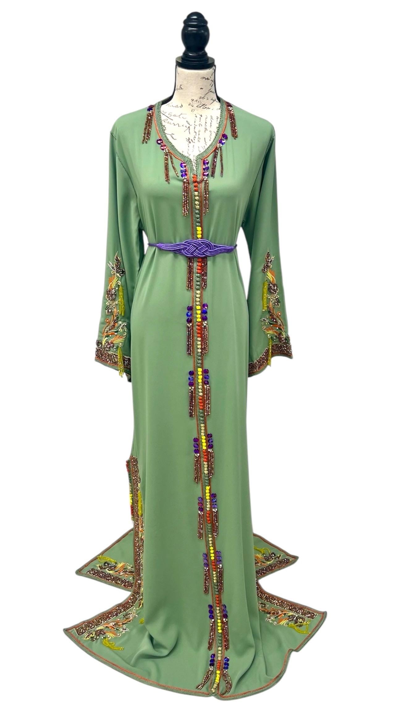 Belted Caftan - Etsy