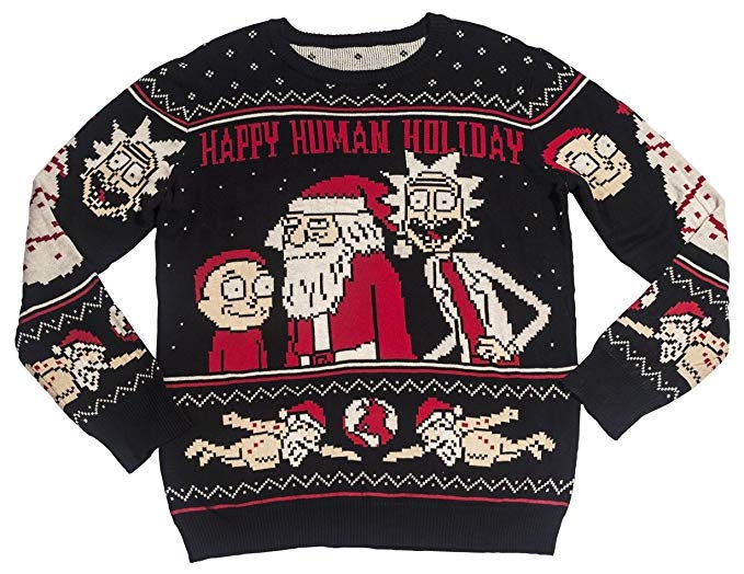 Rick and Morty Christmas Sweater - Etsy