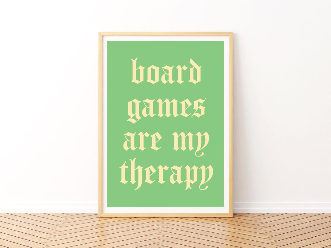 Board Game Wall Art | Printable Digital Download |game Décor | Simple ...