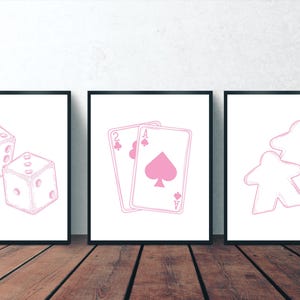 Board Game Art - Printable digital file for Posters, Photo Frames. Wall Art, Digital Print, Game Room Art, Gamer Decor, Game Enthusiast Pic