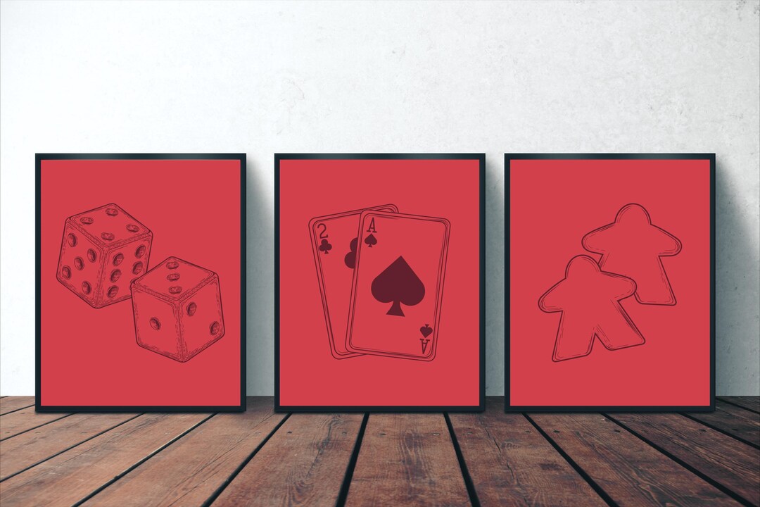 Board Game Wall Art | Printable Digital Download | Board Game Décor ...