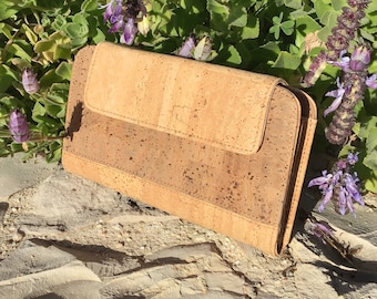 Cork wallet, complete, Vegan, Eco Friendly, Cruelty Free
