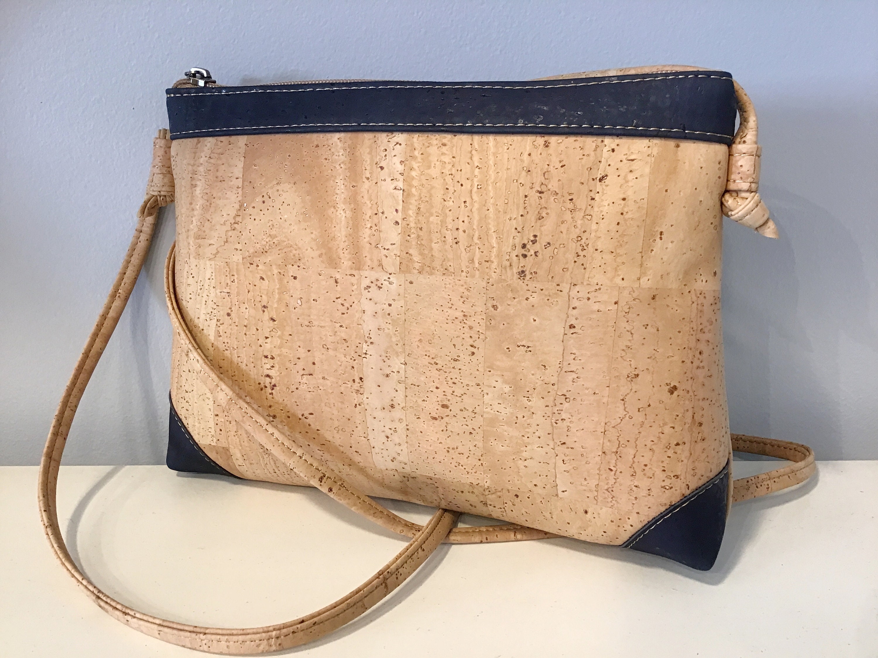 Cork handbag * in 2 colors * vegan * shoulder bag for women * crossbod