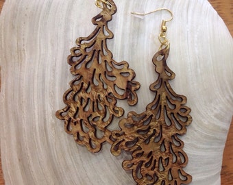 Cork earrings - Vegan - Eco Friendly