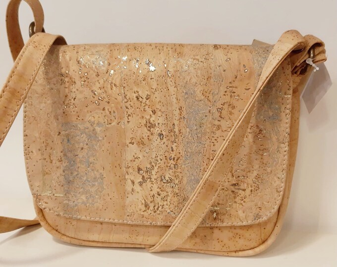 Cork shoulder bag high quality, Vegan, cruelty free, Eco Friendly