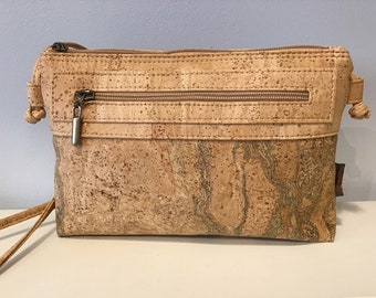 Cork shoulder/cross body bag, cork, vegan, cruelty free,  Eco Friendly