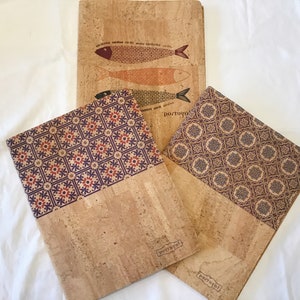 Cork Note book A4, removable cover, cork leather, Vegan, Cruelty free, Eco Friendly