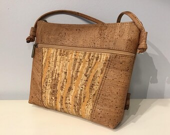 Cork cross body / shoulder bag, Vegan, Cruelty free, Eco Friendly