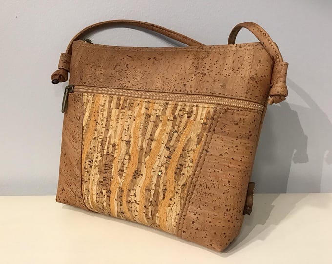 Cork cross body / shoulder bag, Vegan, Cruelty free, Eco Friendly