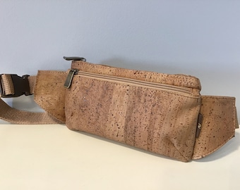 Cork body bag, Fanny bag, Vegan , Eco Friendly, Cruelty Free