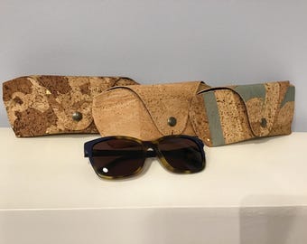 Cork glasses case, Vegan, cruelty free, Eco Friendly