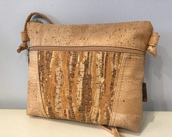 Cork cross body / shoulder bag, Vegan, Cruelty free, Eco Friendly