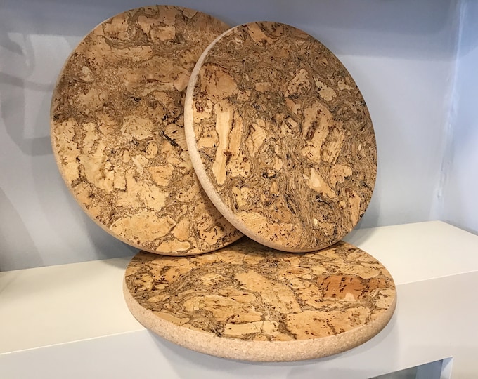 Portuguese Cork hot base, round 20cm, Vegan, Eco Friendly