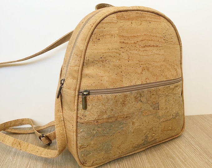 Cork back pack, Vegan, Eco Friendly, Cruelty Free, Rucksack, Sac a Dos