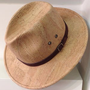 Natural cork hat, vegan, Eco Friendly, Cruelty free