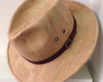 Natural cork hat, vegan, Eco Friendly, Cruelty free