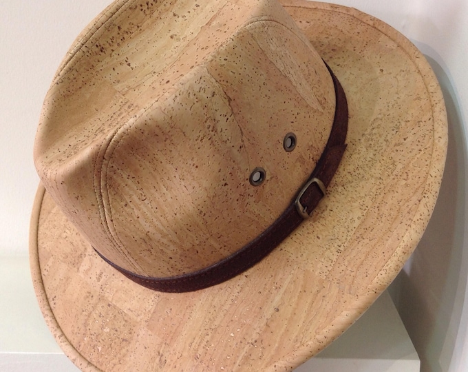 Natural cork hat, vegan, Eco Friendly, Cruelty free