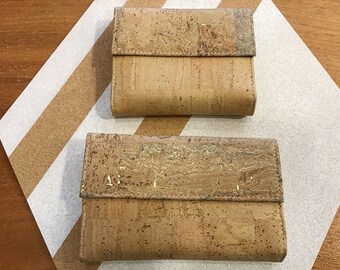Cork ladies wallet in high quality cork, Vegan, Eco Friendly