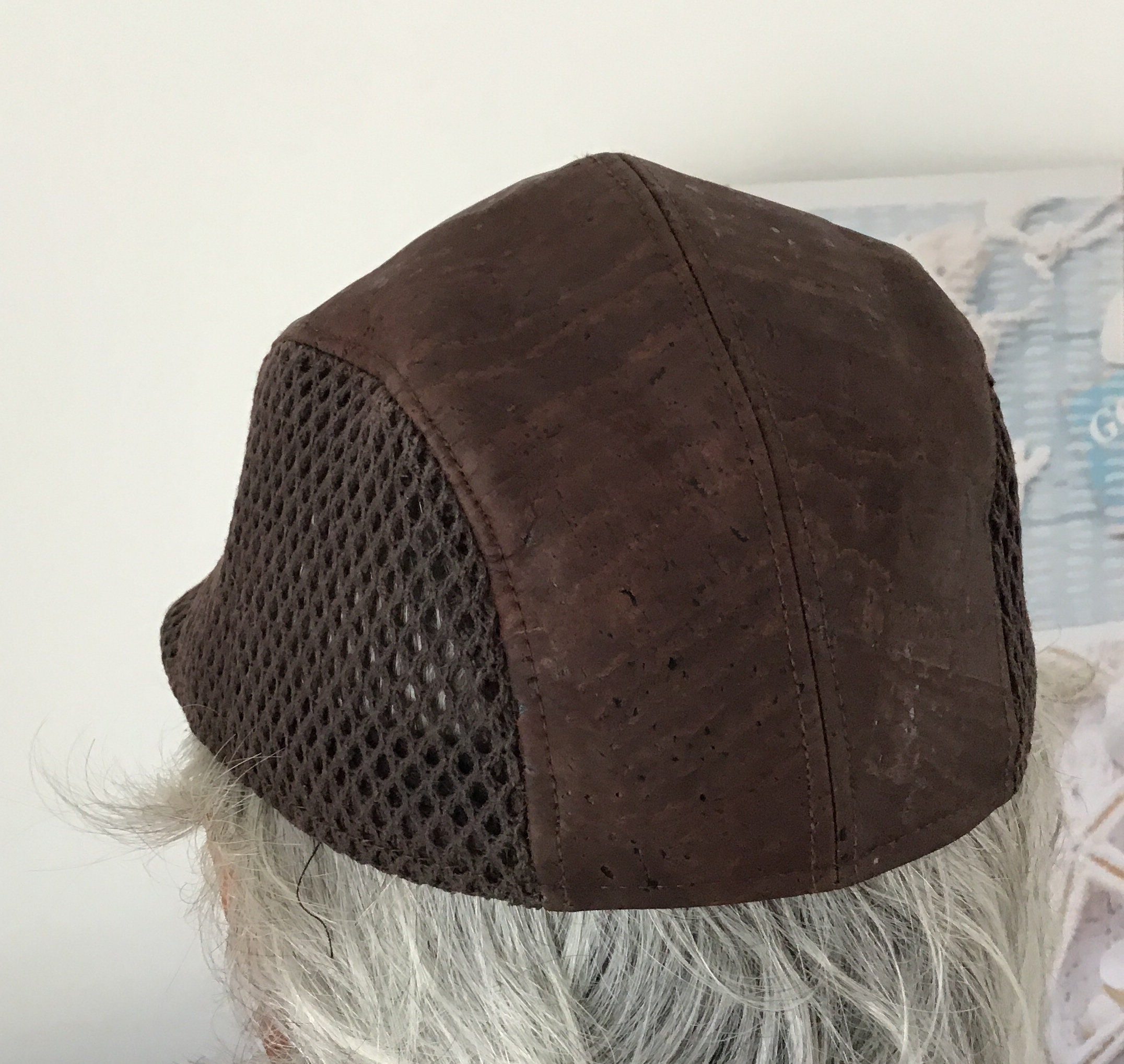 Cork cap, brown high quality Vegan Eco Friendly