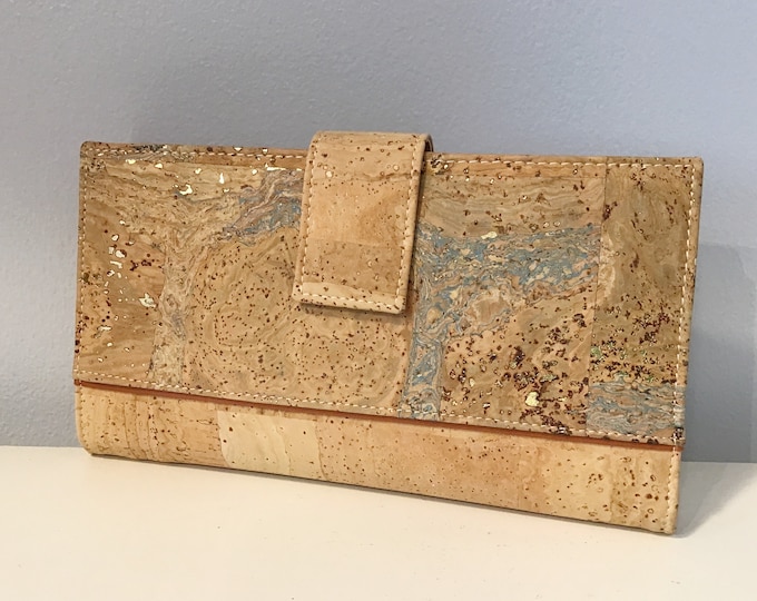 Cork wallet or cluch, Vegan, cruelty free, Eco Friendly